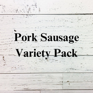 Pork Sausage Variety Pack - 6 pkg