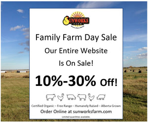 Family Farm Day Sale!   Our Entire Website is on Sale 10% to 30% Off!