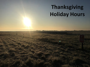 Thanksgiving Holiday Weekend Hours 2025