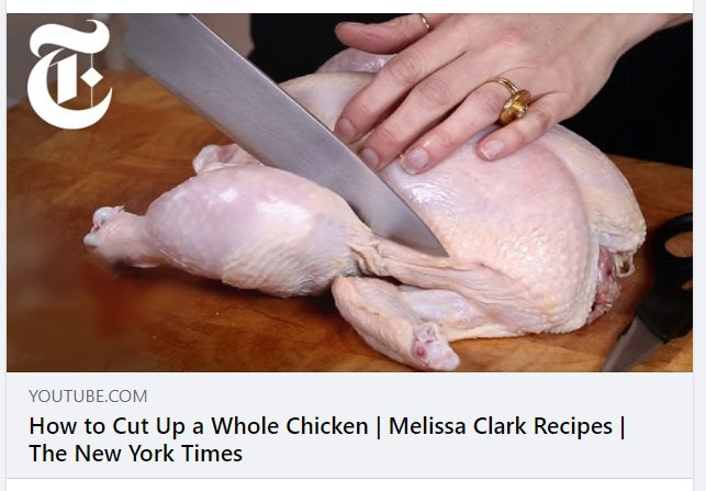 How to Cut Up a Whole Chicken (VIDEO) 