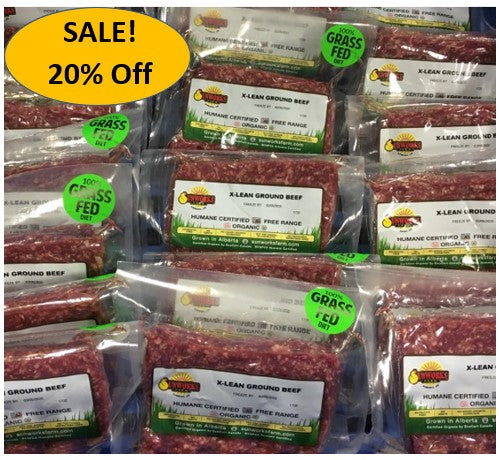 Bulk Box Extra Lean Ground Beef - 40 pkg  Now 20% Off