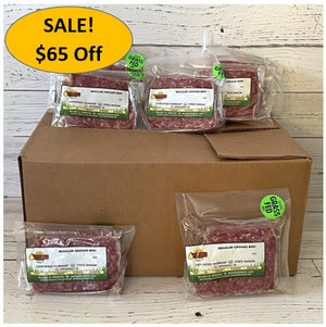 Bulk Box Regular Ground Beef - 40 pkg