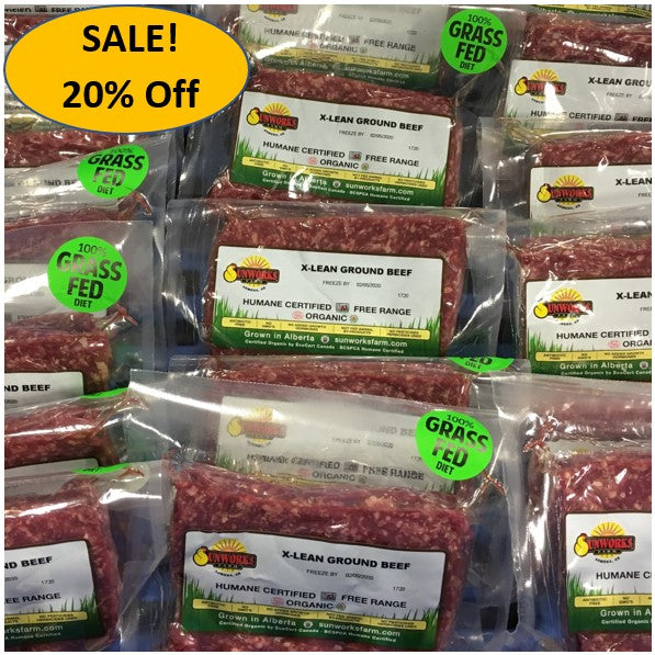 Bulk Box Extra Lean Ground Beef - 40 pkg  Now 20% Off