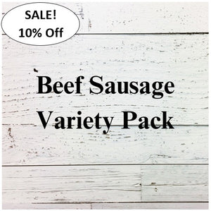 Beef Sausage Variety Pack - 4 pkg