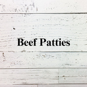 Beef Pattie Box - 8 pkg