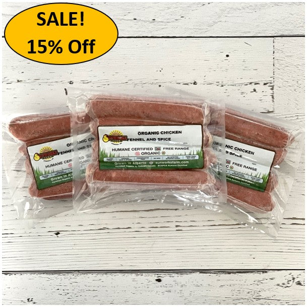 Chicken Sausages - 5 pkg Of The Same Flavour
