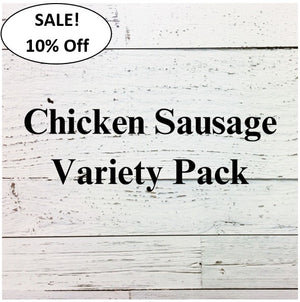 Chicken Sausage Variety Pack - 10 pkg