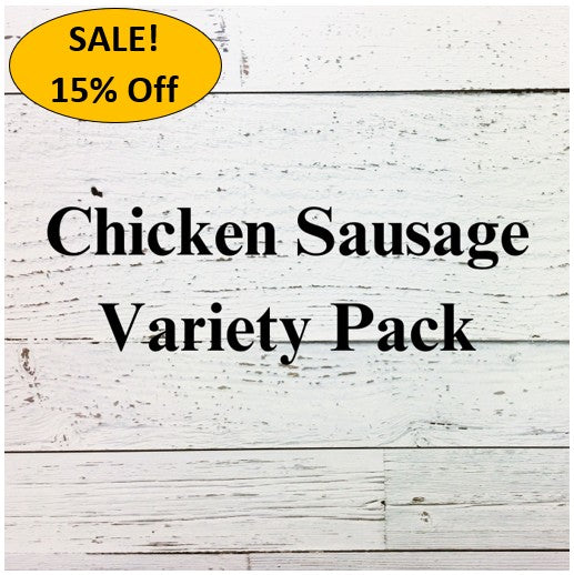 Chicken Sausage Variety Pack - 10 pkg
