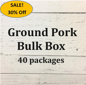 Bulk Ground Pork Box 40 packages