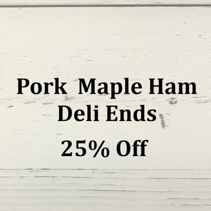 Pork Maple Ham Deli Ends