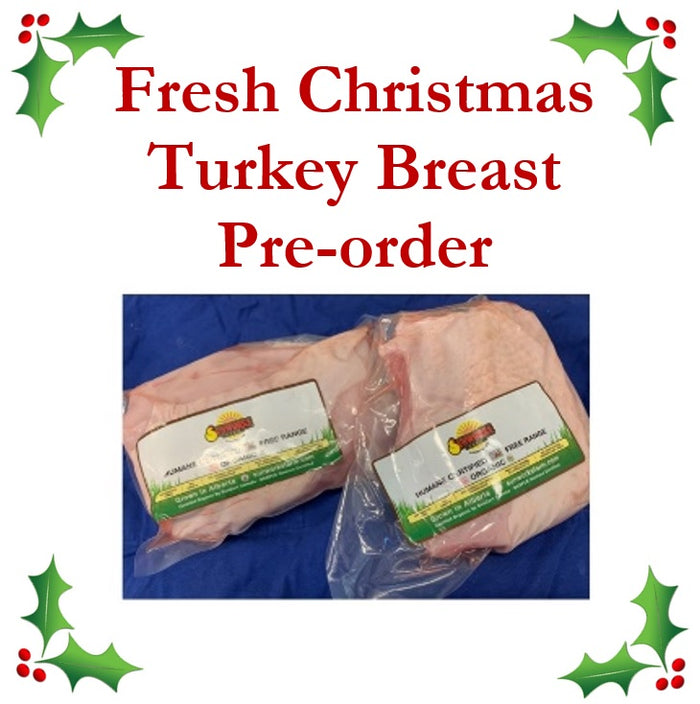 Fresh Christmas Turkey Breast Deposit.