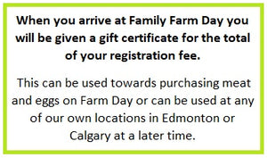Registration For Family Farm Day