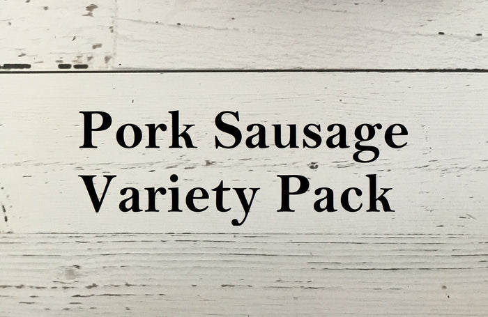 Pork Sausage Variety Pack 10 packages
