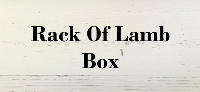 Rack of Lamb Box